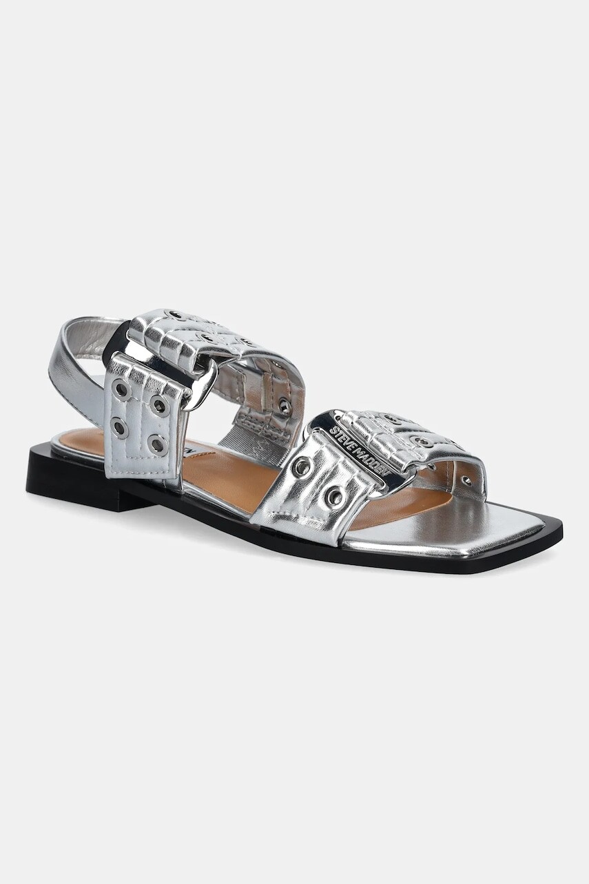 Sandále Steve Madden Saria-E dámske, strieborná farba, SM19000132