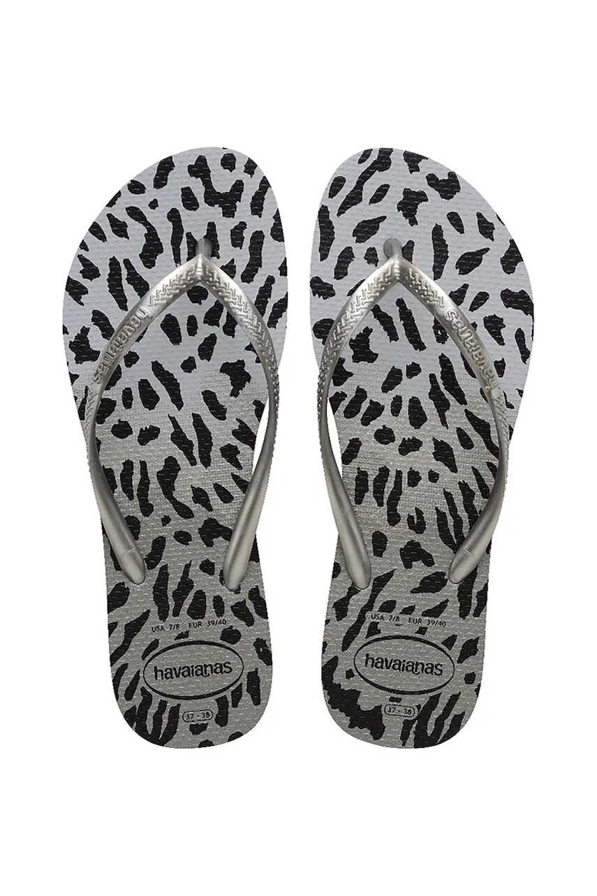Šľapky Havaianas SLIM dámske, šedá farba, 4103352.9320
