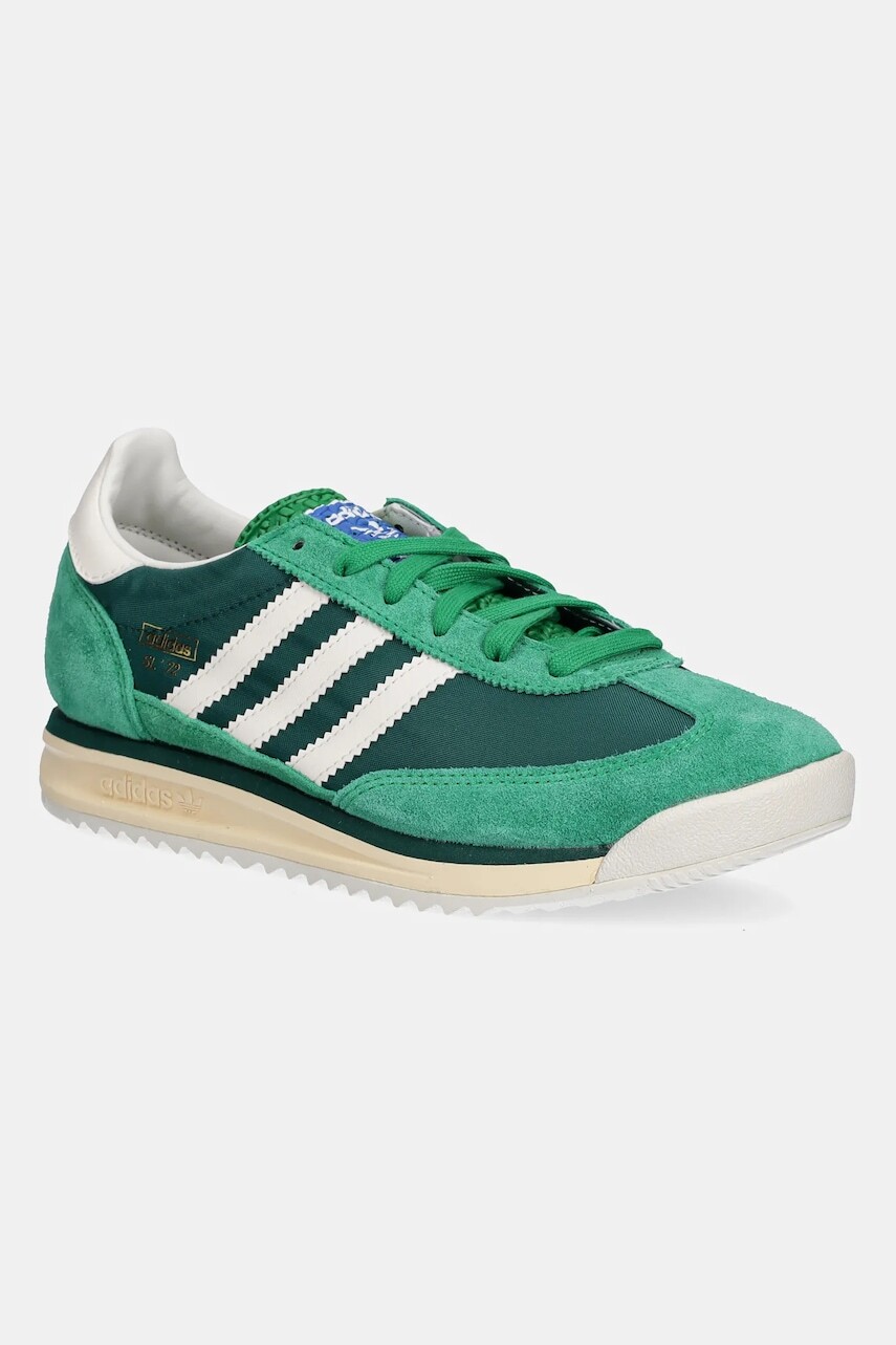 Detské tenisky adidas Originals SL 72 RS zelená farba, JH5673