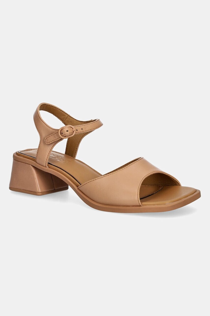 Kožené sandále Camper Kora Sandal hnedá farba, K201734-006