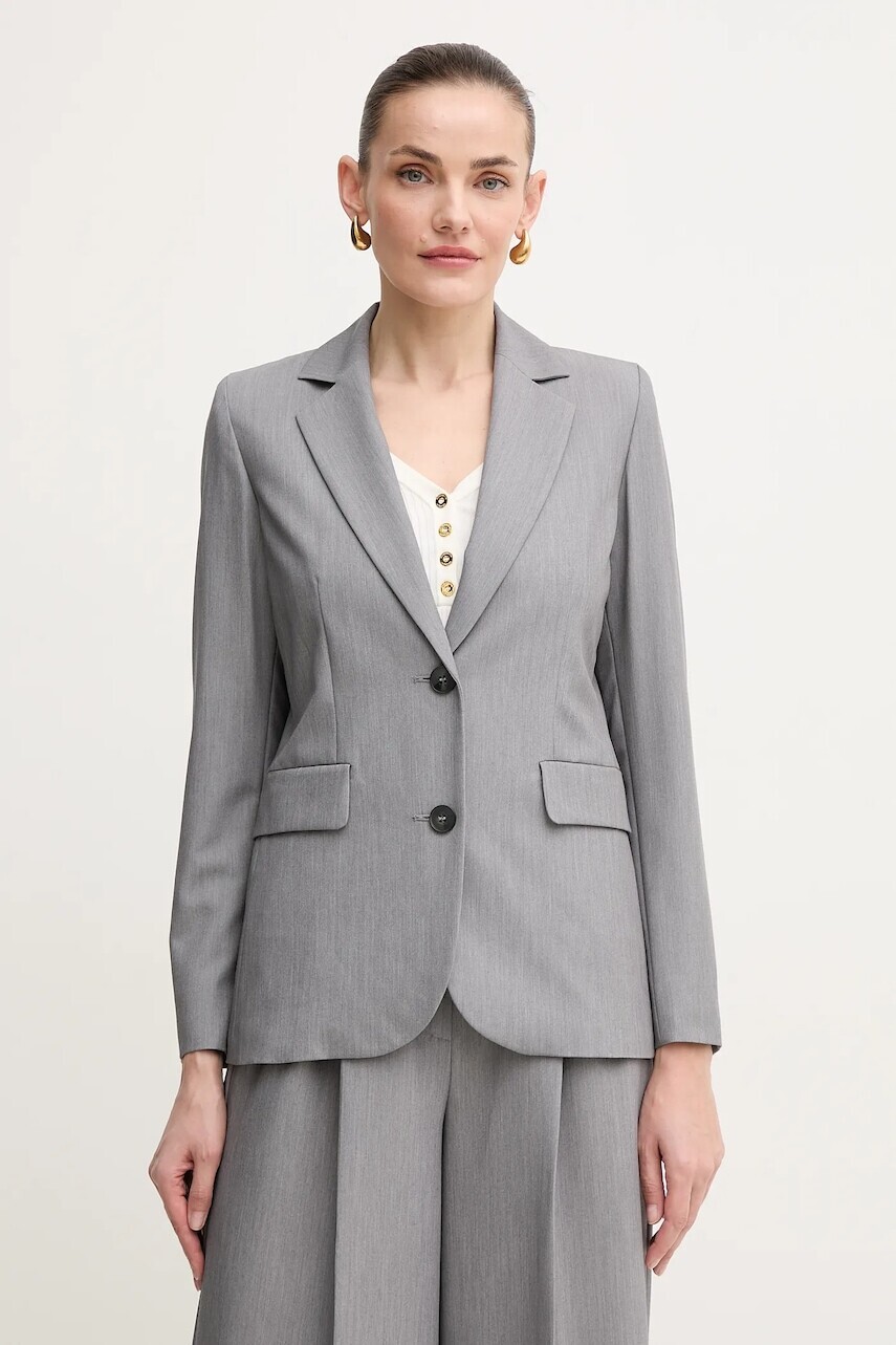 Sako Marella Emme by Marella šedá farba, jednoradové, jednofarebné, 2515041211200