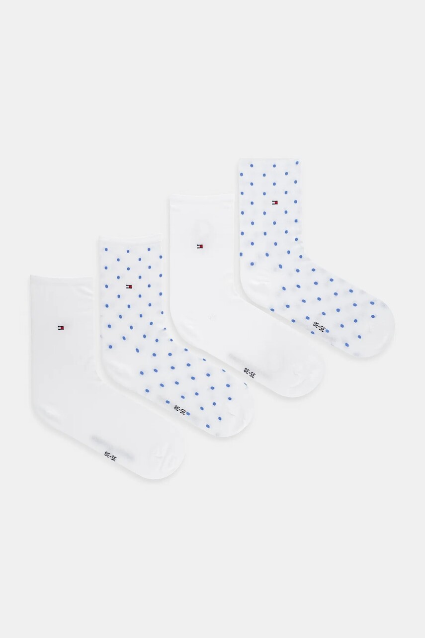 Ponožky Tommy Hilfiger dámske, biela farba, 701235893