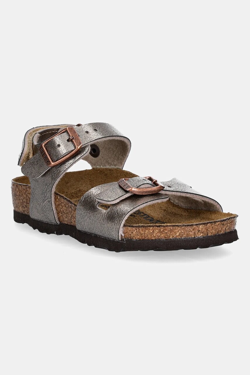 Detské sandále Birkenstock Rio AS Kids hnedá farba, 1029445
