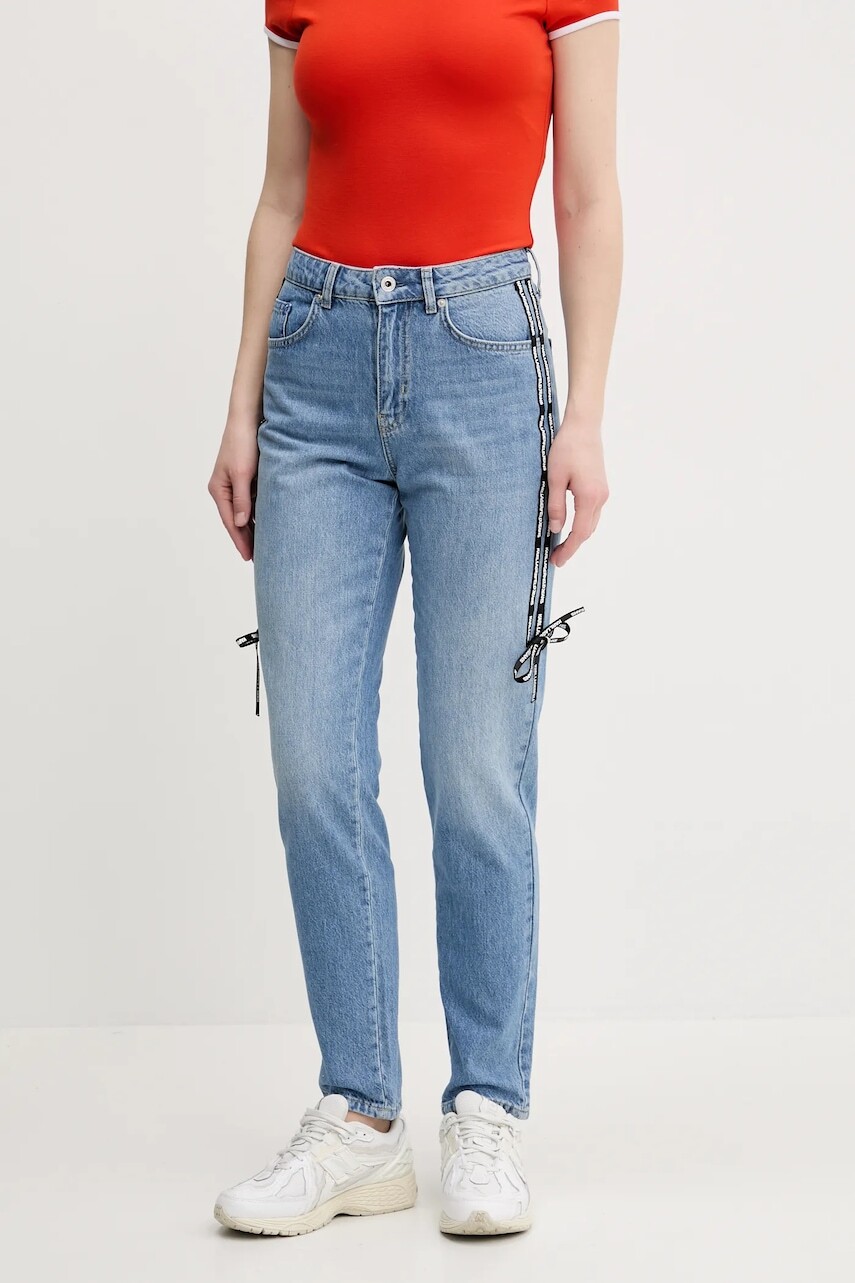 Rifle Karl Lagerfeld Jeans dámske, vysoký pás, A2W10139