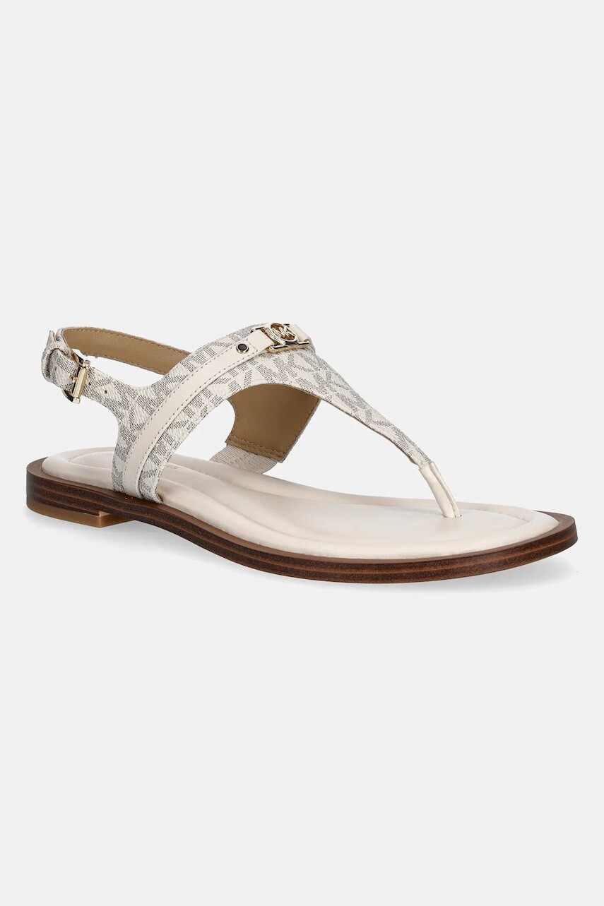 Sandále MICHAEL Michael Kors Mandy dámske, béžová farba, 40S5MAFS1B.132