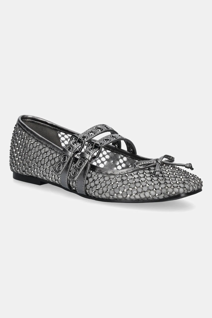 Baleríny Guess KAYANN šedá farba, FLJKNN FAB02