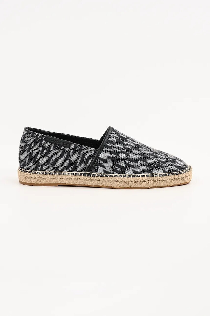 Espadrilky Karl Lagerfeld KAMINO II šedá farba, KL70125