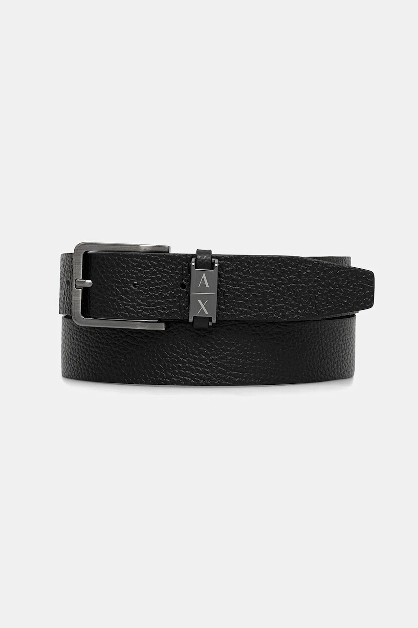 Opasok Armani Exchange čierna farba, XM001099 AF13990