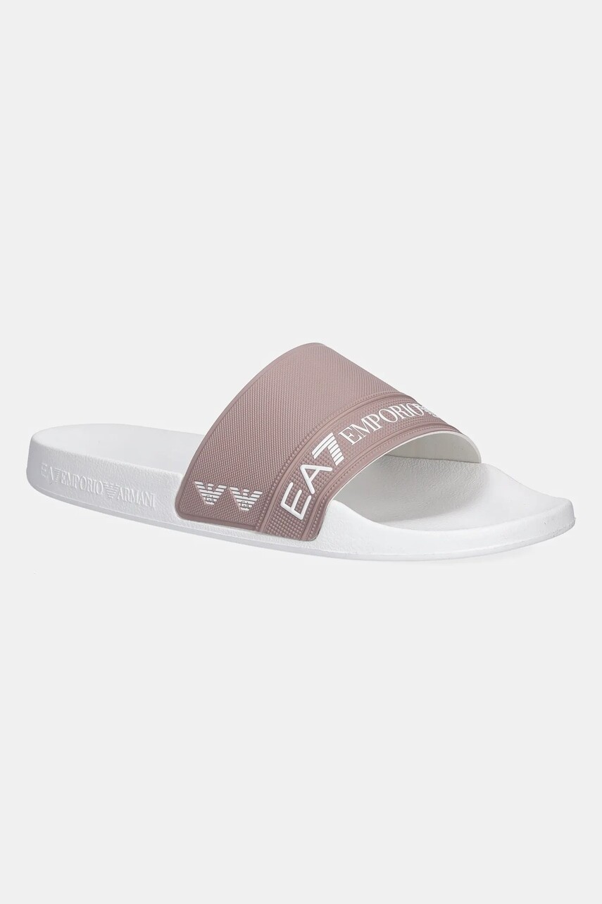 Šľapky EA7 Emporio Armani ružová farba, AF15128.7X000110