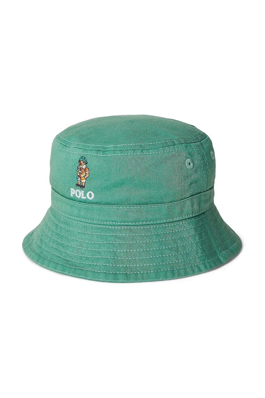 Čiapka Polo Ralph Lauren tyrkysová farba biela, 320935716002