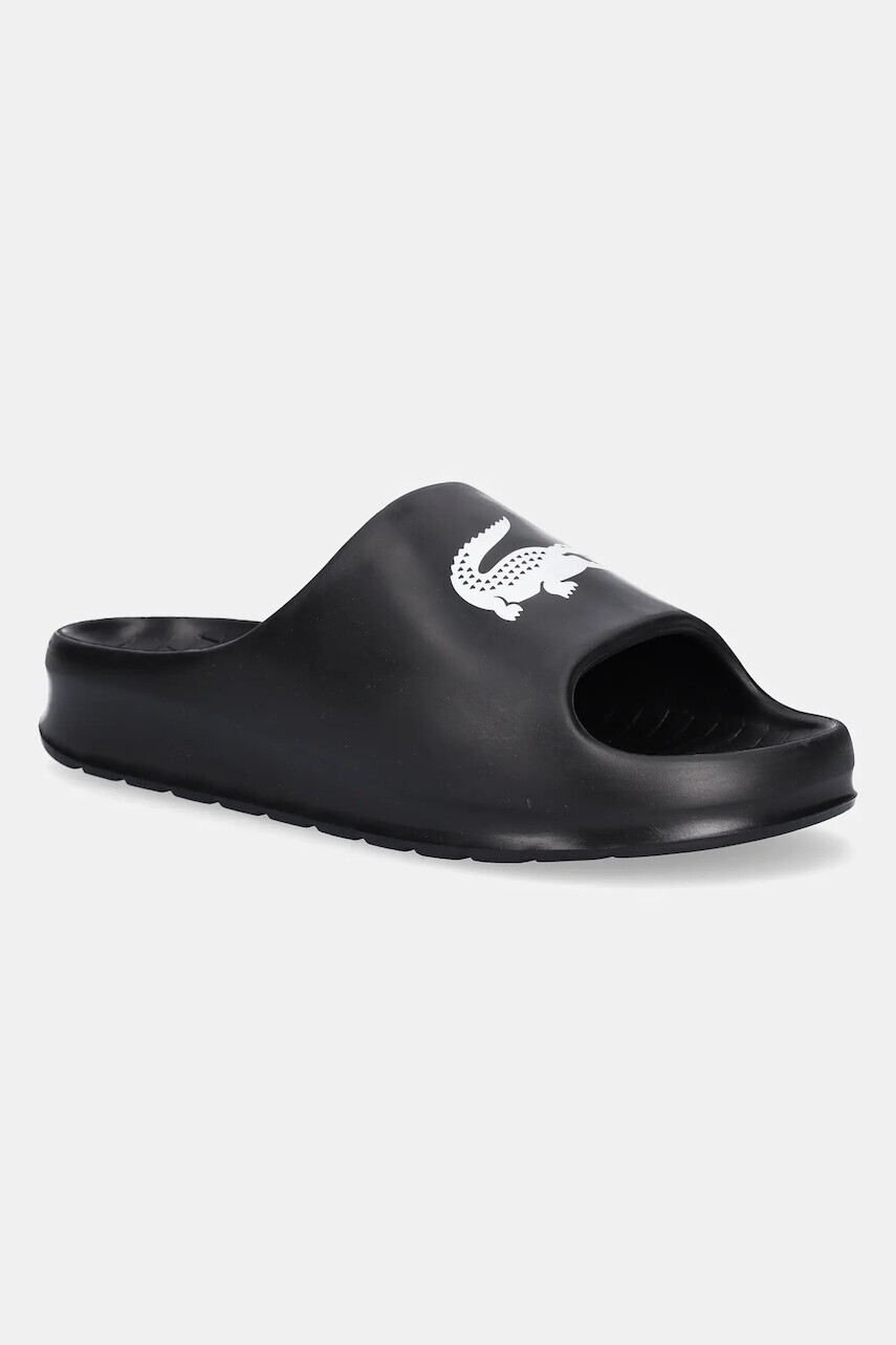 Šľapky Lacoste SERVE SLIDE 2.0 čierna farba, 48CMA0010