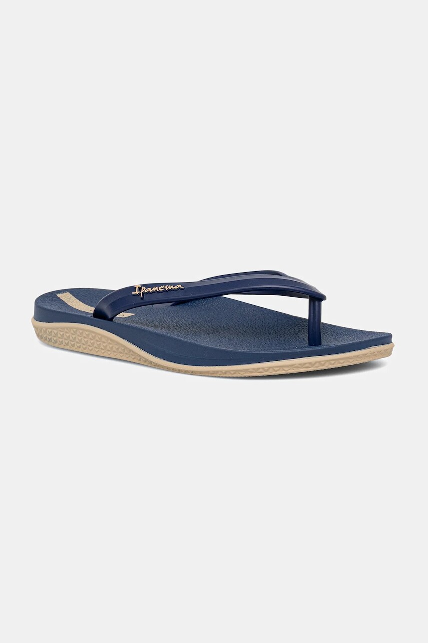 Šľapky Ipanema ANATOMIC LAP tmavomodrá farba, 82629-BC562