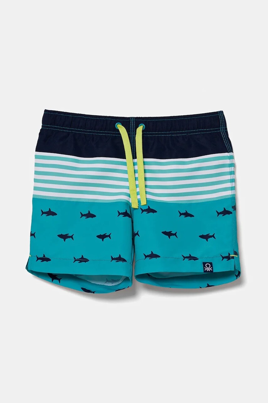 Detské plavkové šortky United Colors of Benetton tyrkysová farba, 5JD00X00T