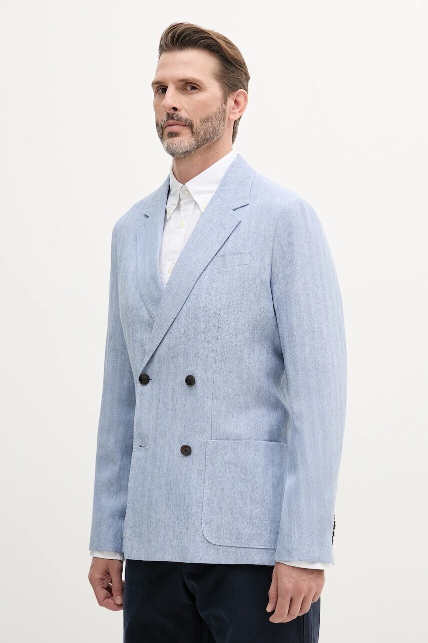 Sako s prímesou ľanu Tommy Hilfiger MW0MW38895