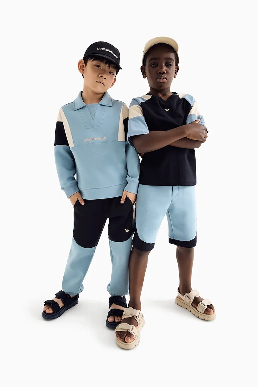 Detské tepláky Emporio Armani jednofarebná, EB000136 AF10126