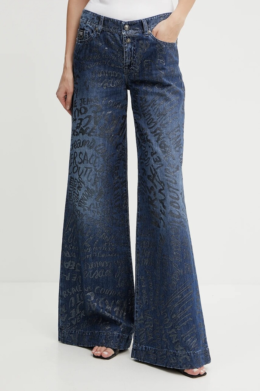 Rifle Versace Jeans Couture tmavomodrá farba, 78HAB50G DS025LF1