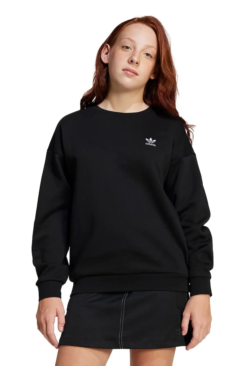 Mikina adidas Originals čierna farba, jednofarebná, JC8422