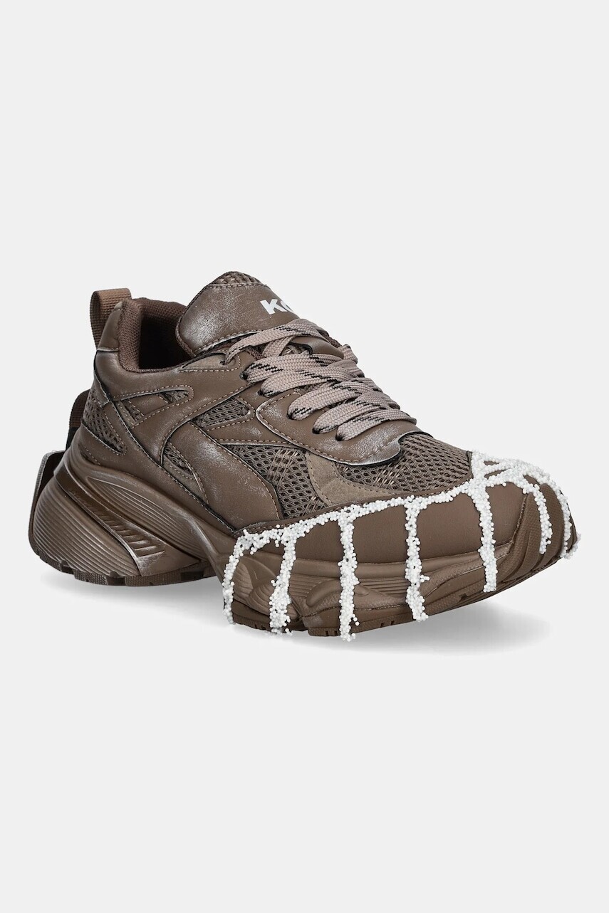 Tenisky Koi Footwear Forest Lines Mega Chunky hnedá farba, LS01