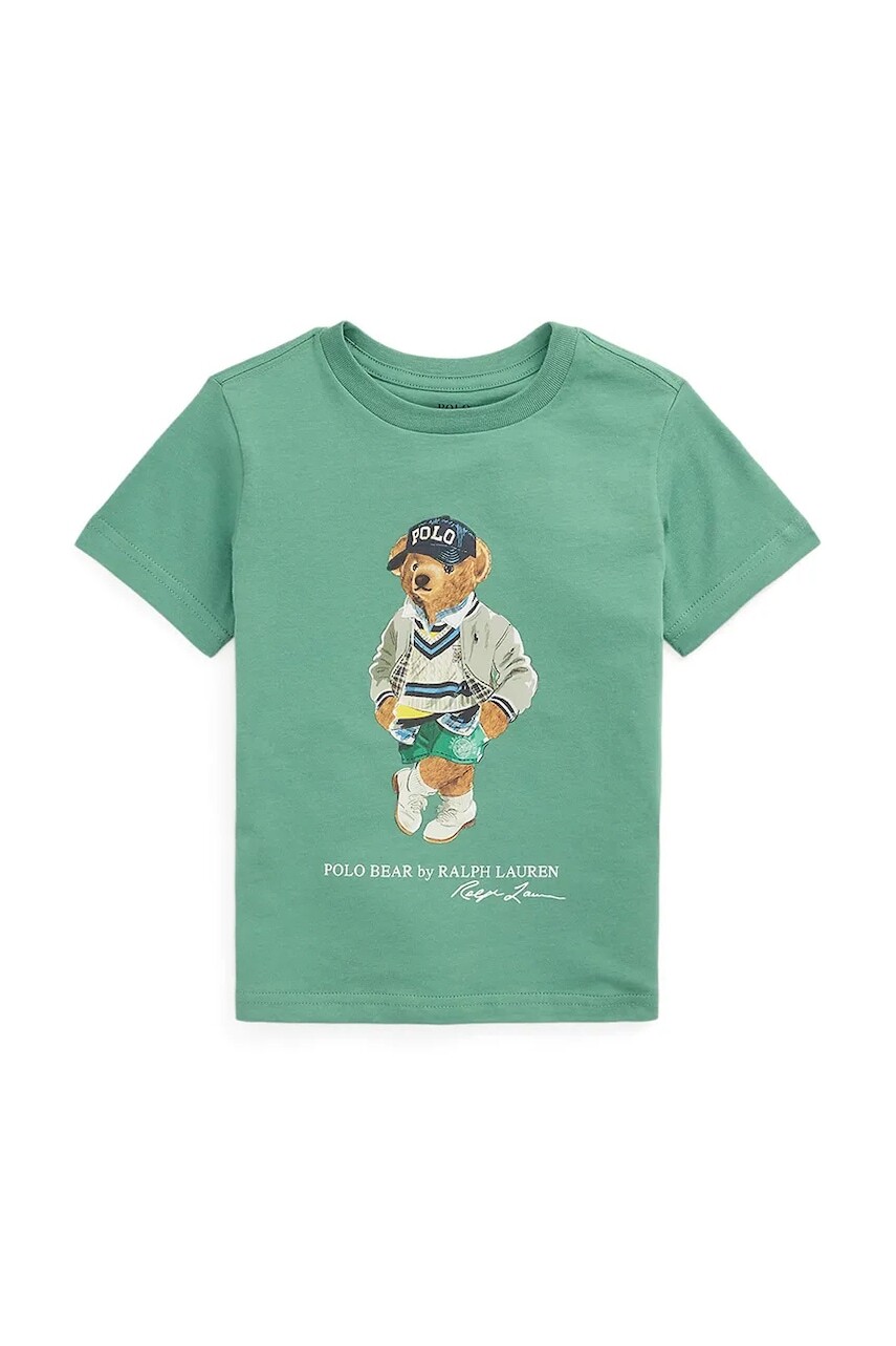 Tričko Polo Ralph Lauren zelená farba, jednofarebný, 322973121001