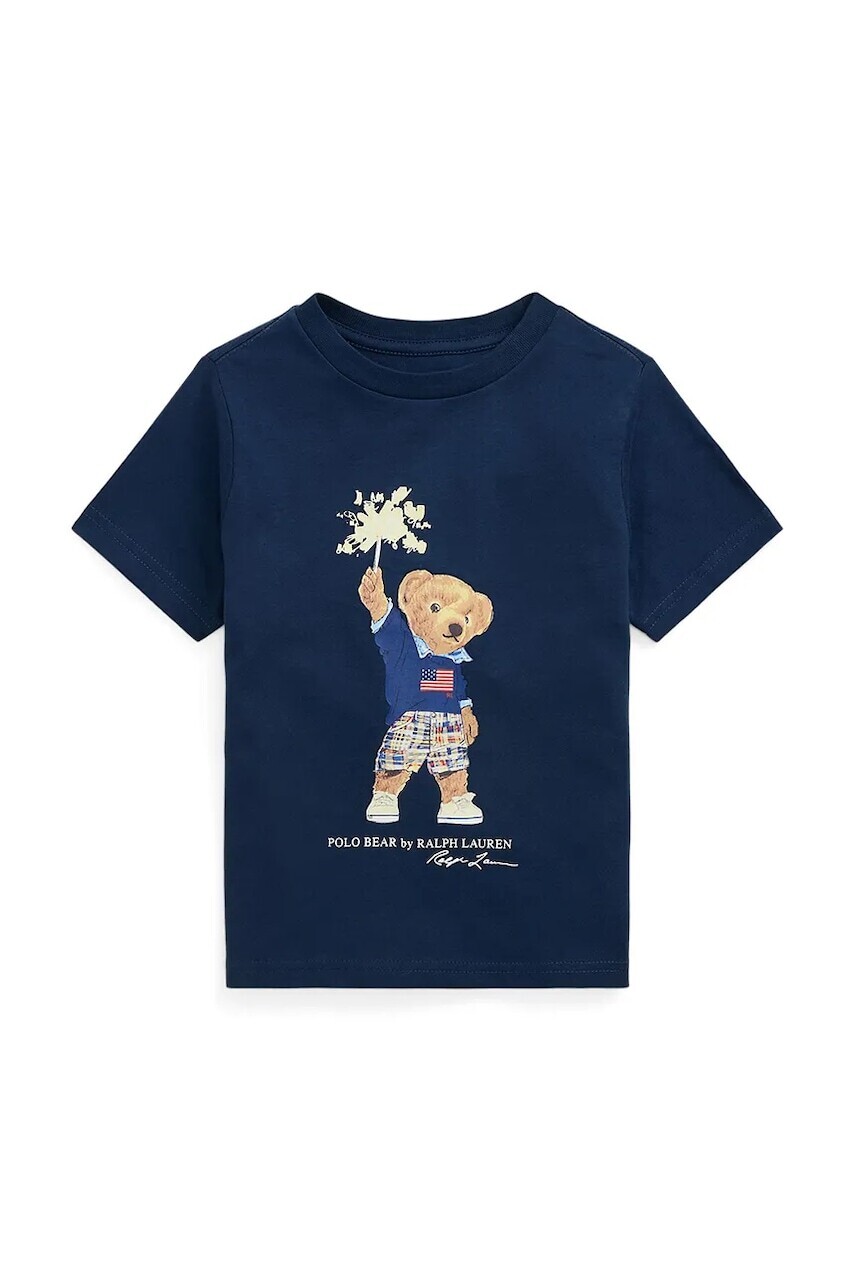 Tričko Polo Ralph Lauren tmavomodrá farba, jednofarebné, 322979103001