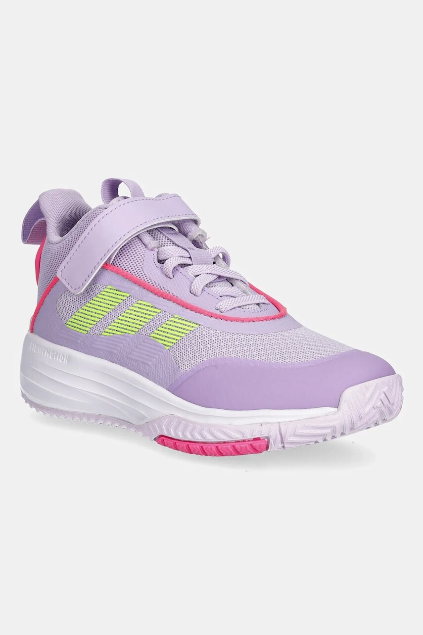 Detské tenisky adidas Originals OWNTHEGAME 3.0 fialová farba, JR1449