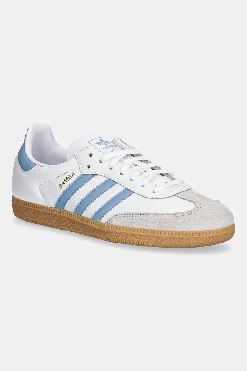 Detské tenisky adidas Originals SAMBA OG biela farba, JQ2832