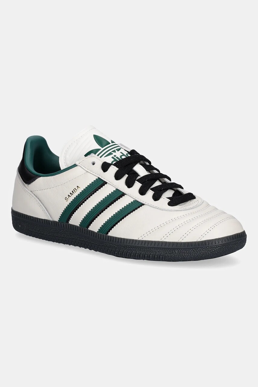 Kožené tenisky adidas Originals SAMBA béžová farba, JQ1323