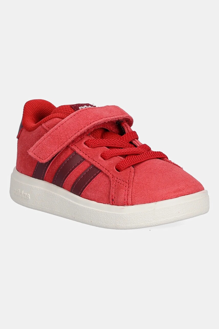 Detské tenisky adidas GRAND COURT 00s červená farba, JR0777