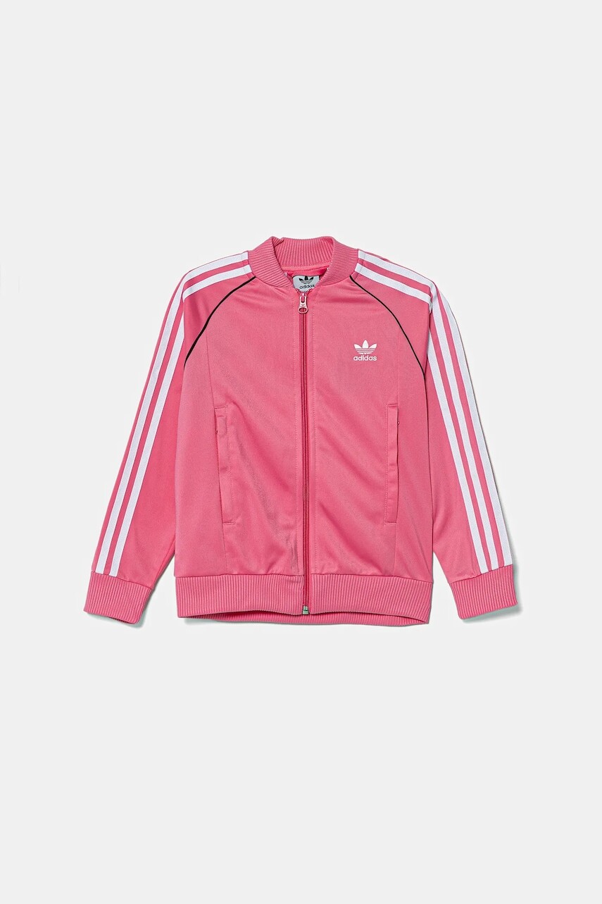 Detská mikina adidas Originals ružová farba, JV8562