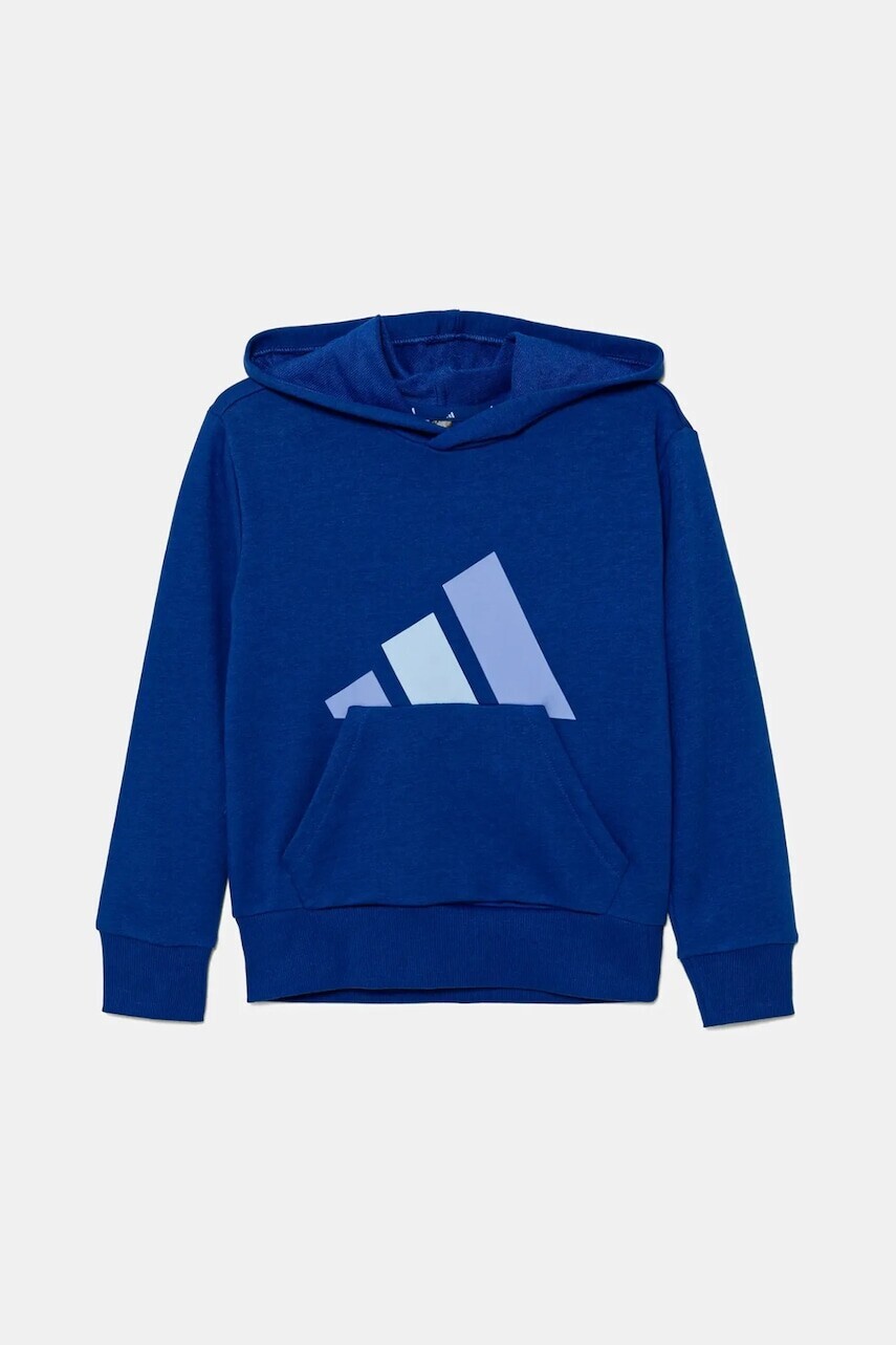 Detská mikina adidas s kapucňou, s potlačou, JV9901