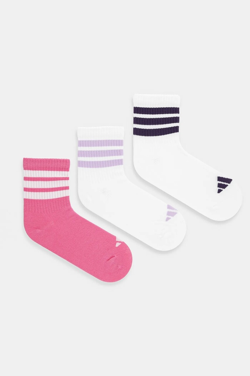 Detské ponožky adidas Performance 3-pak biela farba, JW3413