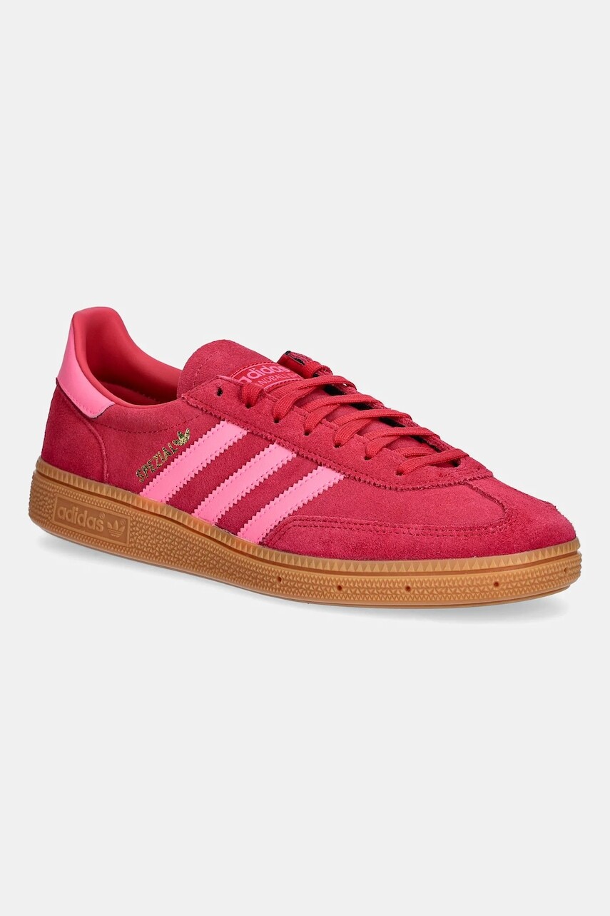 Semišové tenisky adidas Originals HANDBALL SPEZIAL ružová farba, JP7999