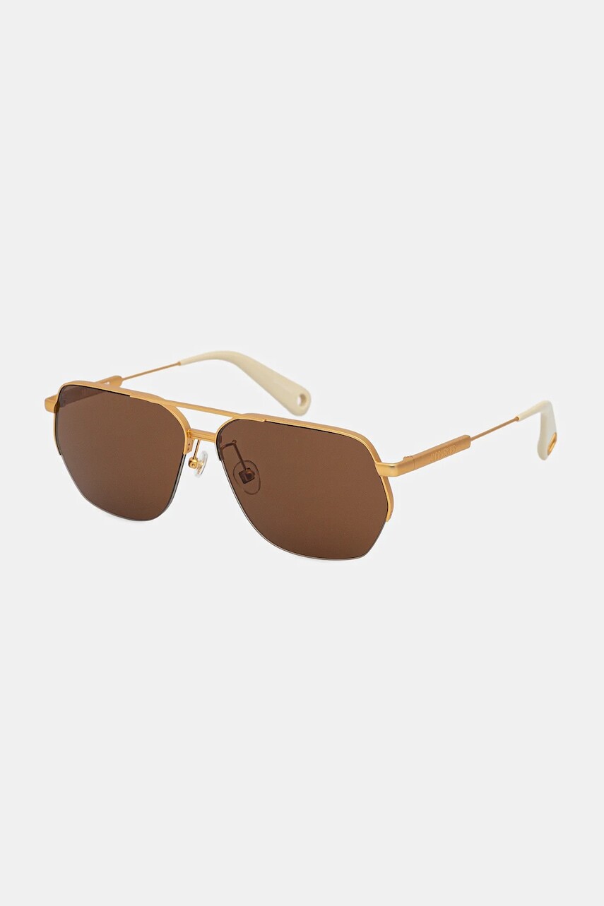 Slnečné okuliare Jacquemus AVIADOR zlatá farba, JAC67C1SUN
