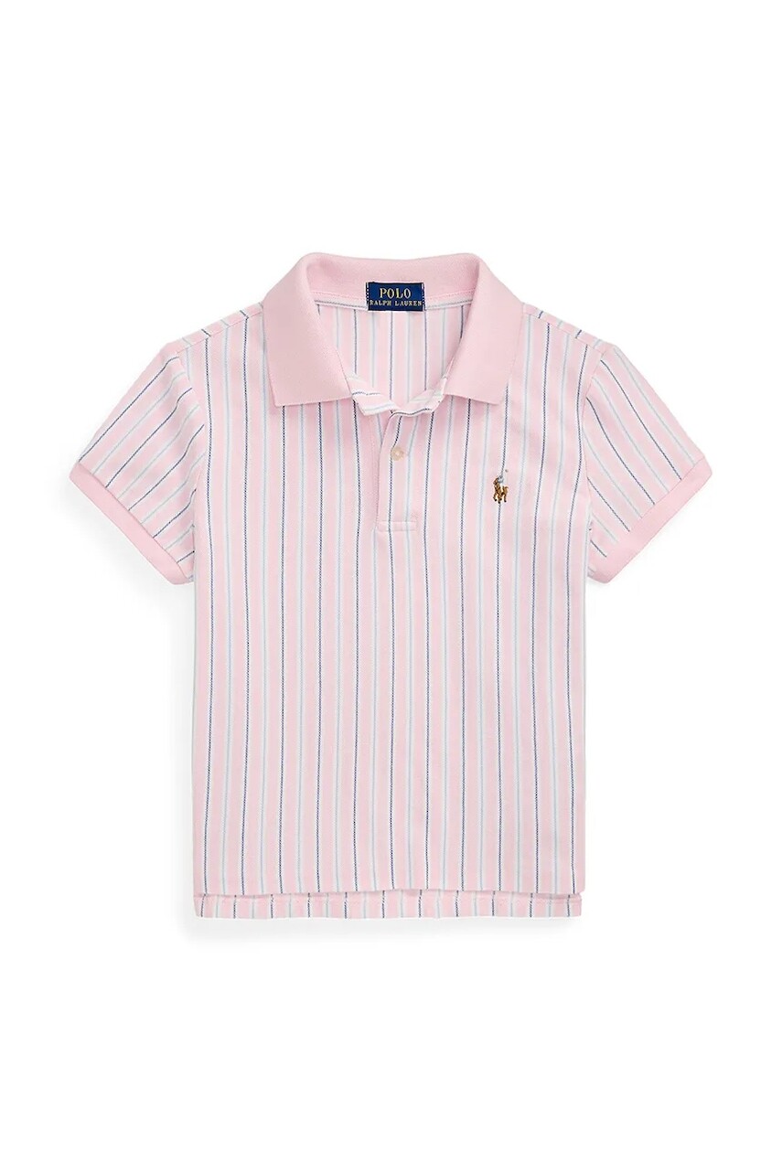 Tričko Polo Ralph Lauren ružová farba, 313973118003