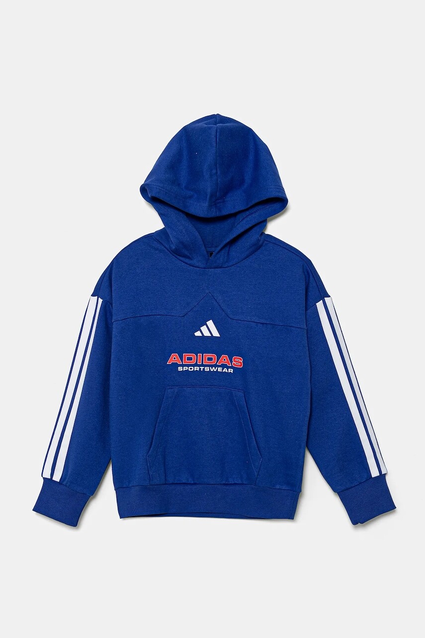Detská mikina adidas s kapucňou, s potlačou, KB7712
