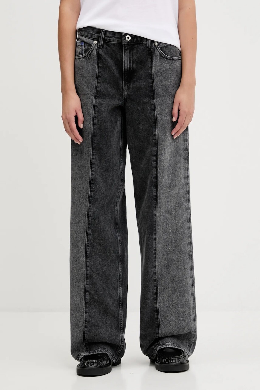 Rifle Karl Lagerfeld Jeans stredne vysoký pás, A3W10070