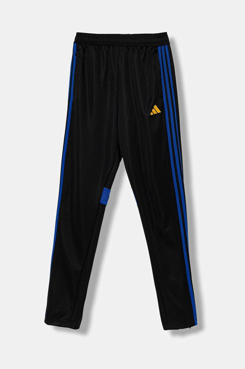 Detské tepláky adidas Performance čierna farba, vzorované, JW4611