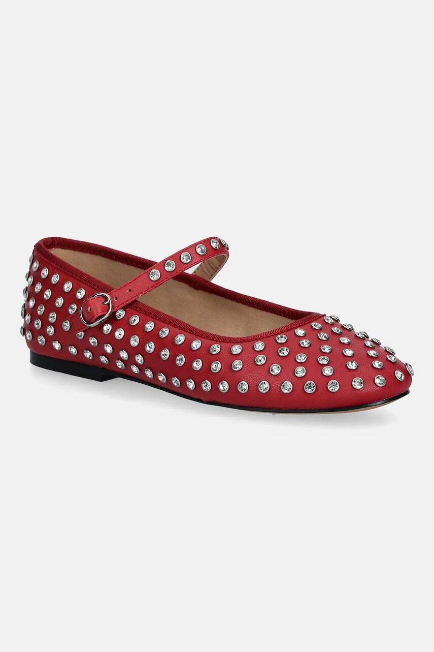Baleríny Steve Madden Vinetta-R červená farba, 11003147