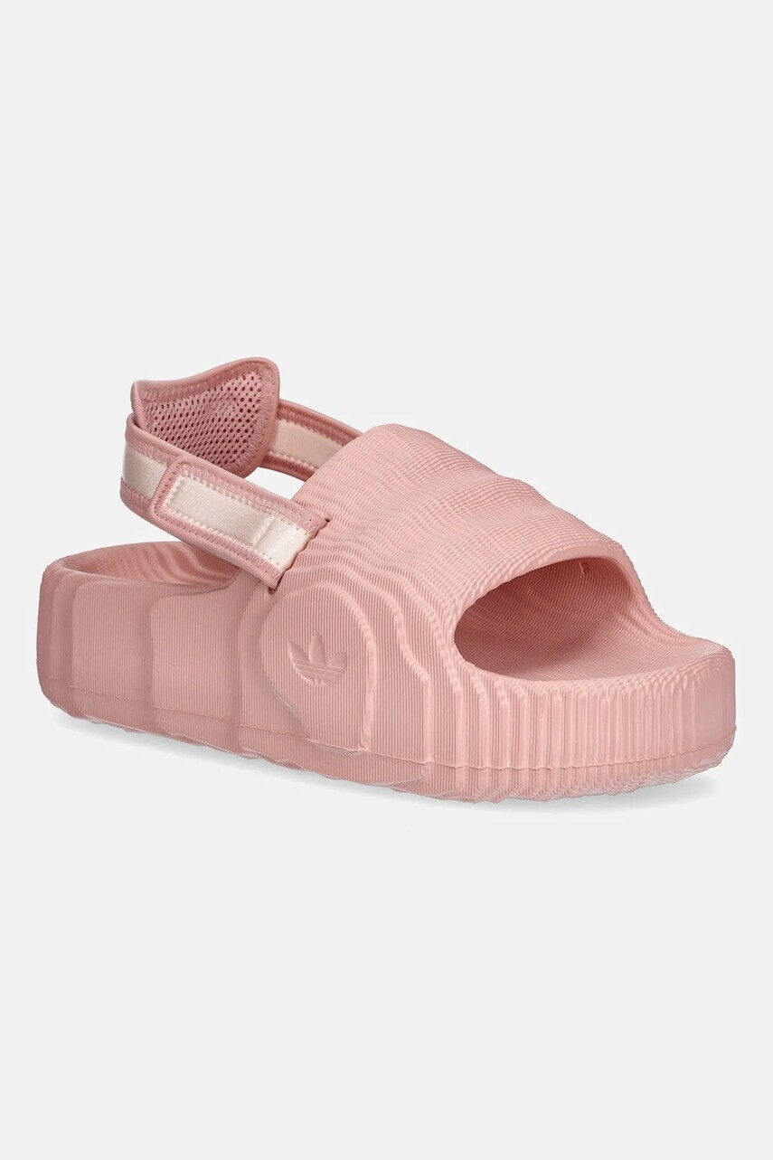 Šľapky adidas Originals Adilette 22 XLG ružová farba, na platforme, JQ3275
