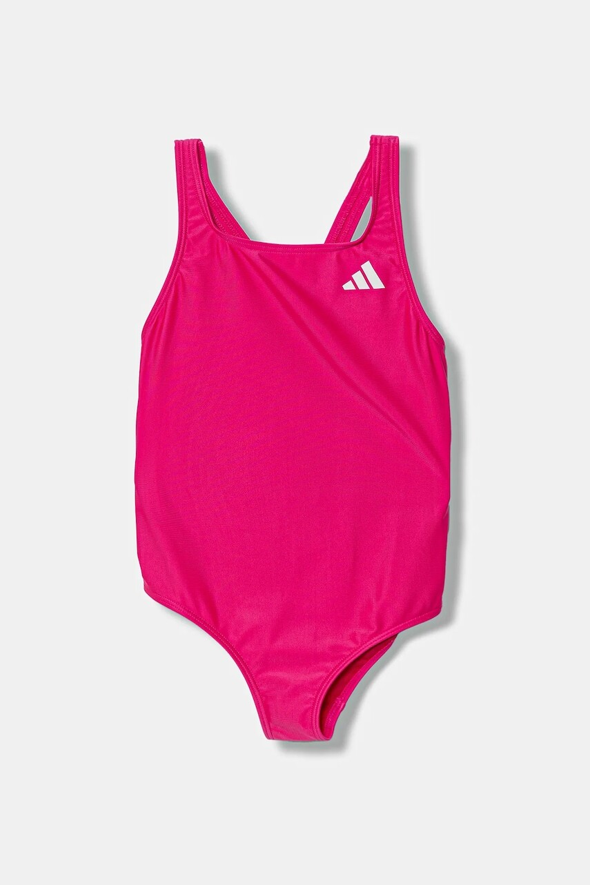 Jednodielne detské plavky adidas Performance ružová farba, JX5646
