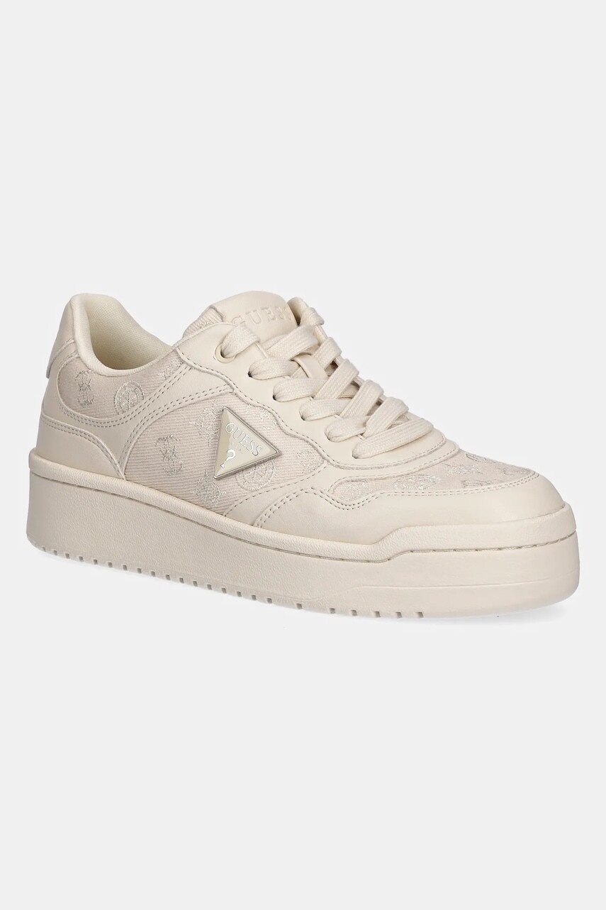 Tenisky Guess MIRAM7 béžová farba, FLTMR7 FAL12