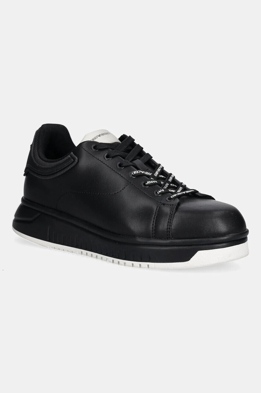 Tenisky Emporio Armani čierna farba, EM003663 AF18212 MC105