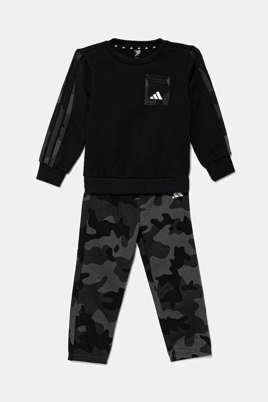 Detská tepláková súprava adidas čierna farba, JW2456