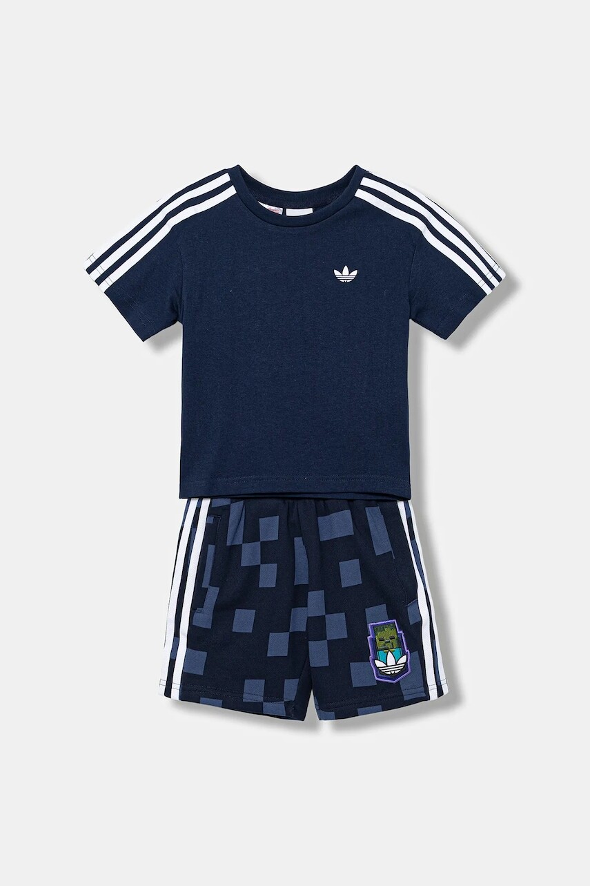 Detská tepláková súprava adidas Originals tmavomodrá farba, KD9822