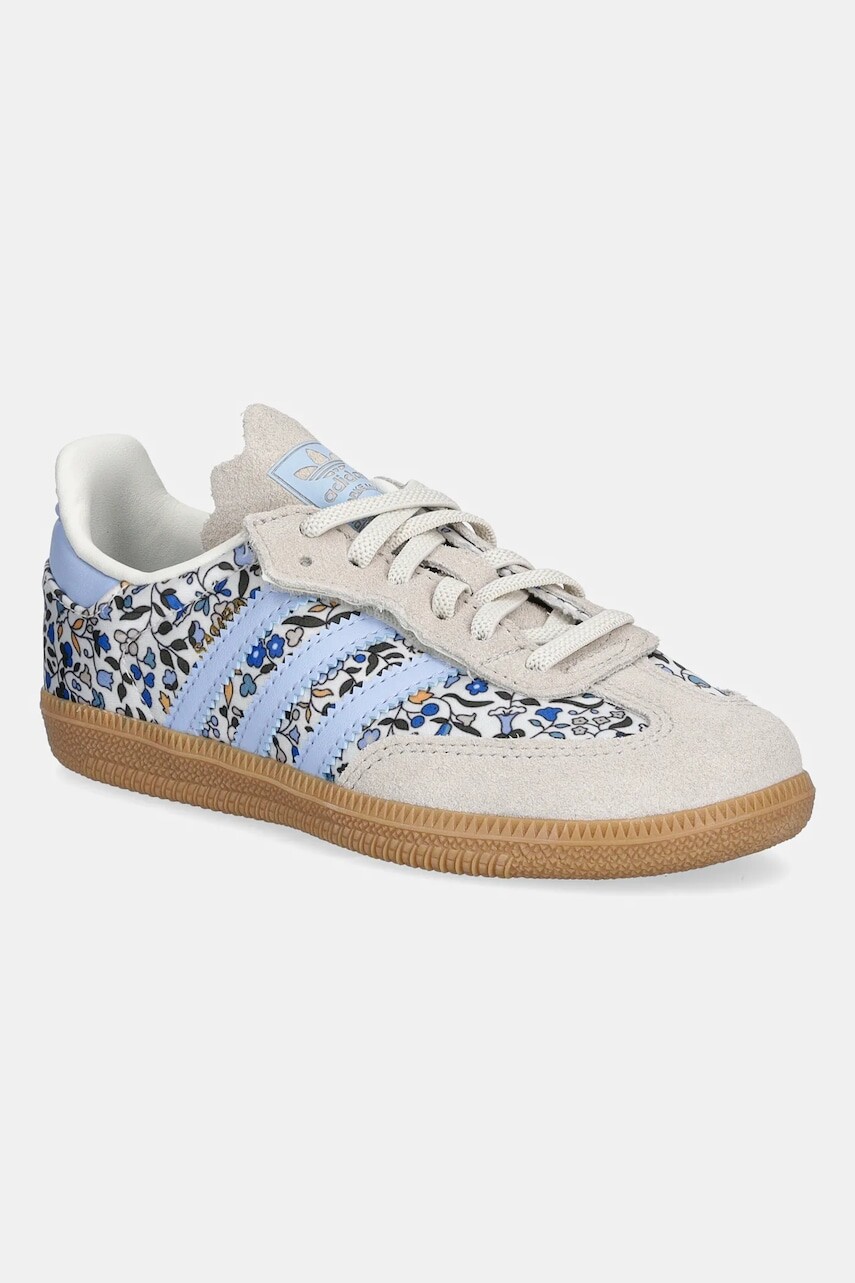Detské tenisky adidas Originals SAMBA OG modrá farba, JP8079