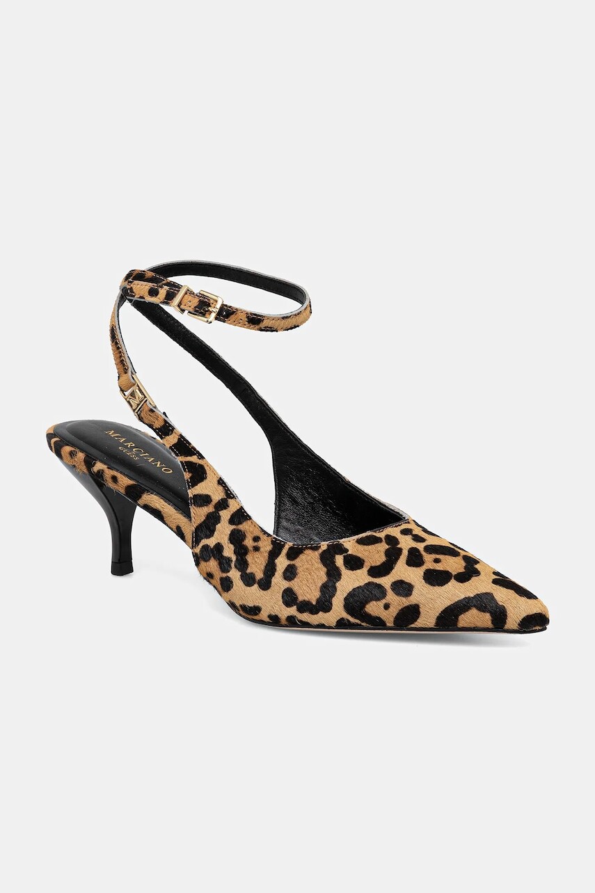 Semišové lodičky Marciano Guess béžová farba, 5YGZ31 7367A
