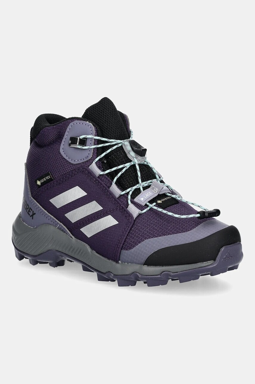 Detské topánky adidas TERREX TERREX MID GTX fialová farba, JS2928