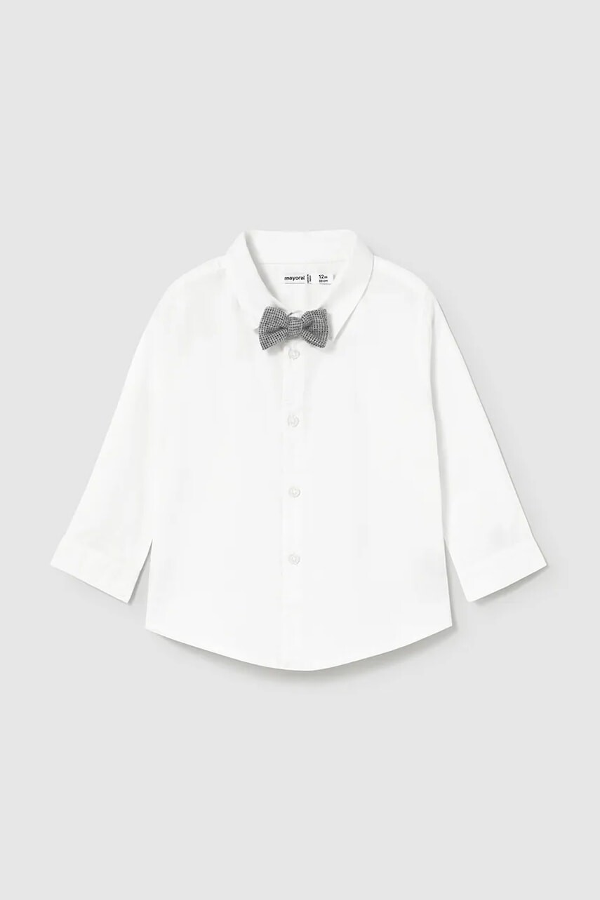 Detská košeľa Mayoral biela farba, 2111