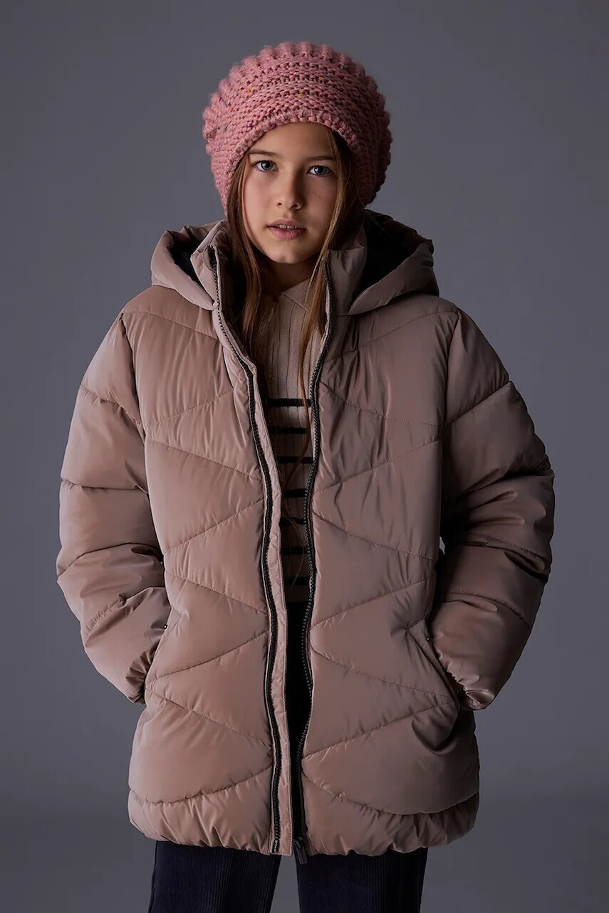 Detská bunda Mayoral béžová farba, 7436