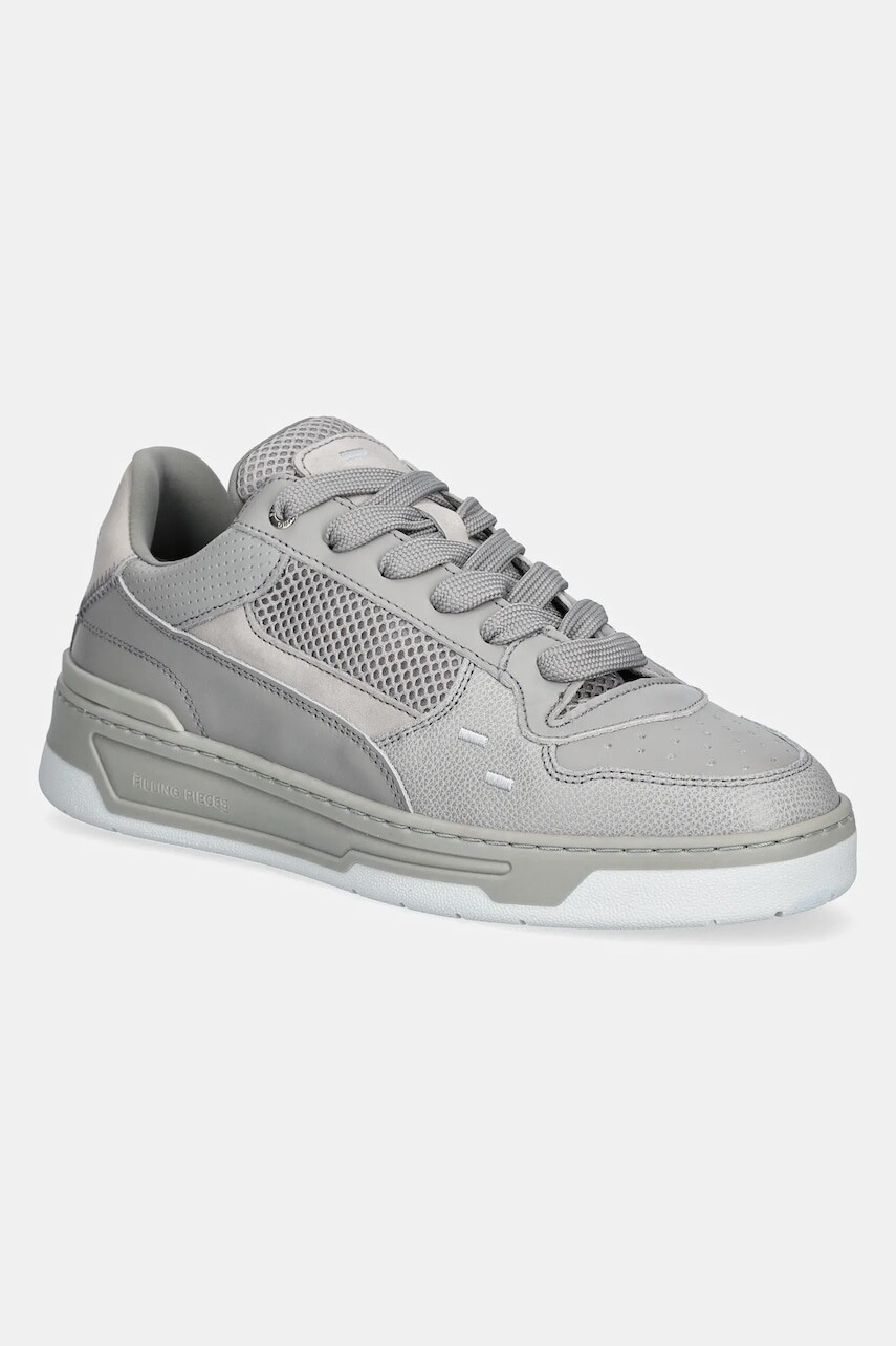 Kožené tenisky Filling Pieces Cruiser Crumbs pánske, šedá farba, 64427541002